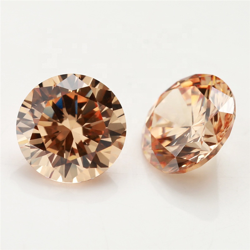 Champagne Color Cubic Zirconia Loose Stones For Sale