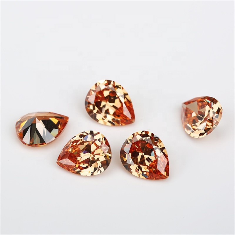 Champagne Color Cubic Zirconia Loose Stones For Sale