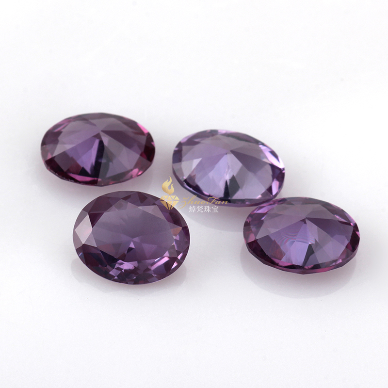 Alexandrite#46 Oval cut Corundom gemstones