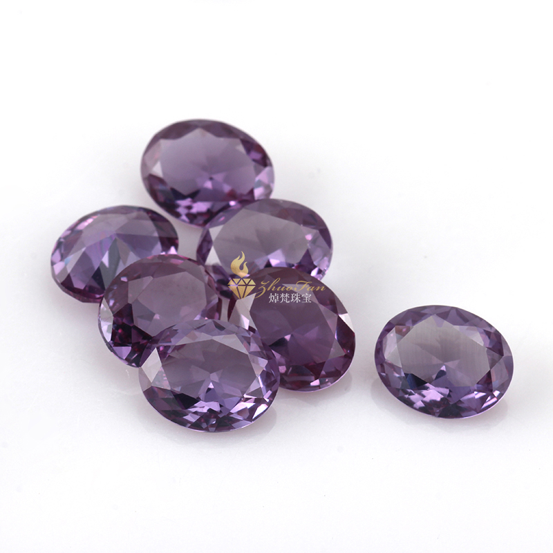 Alexandrite#46 Oval cut Corundom gemstones