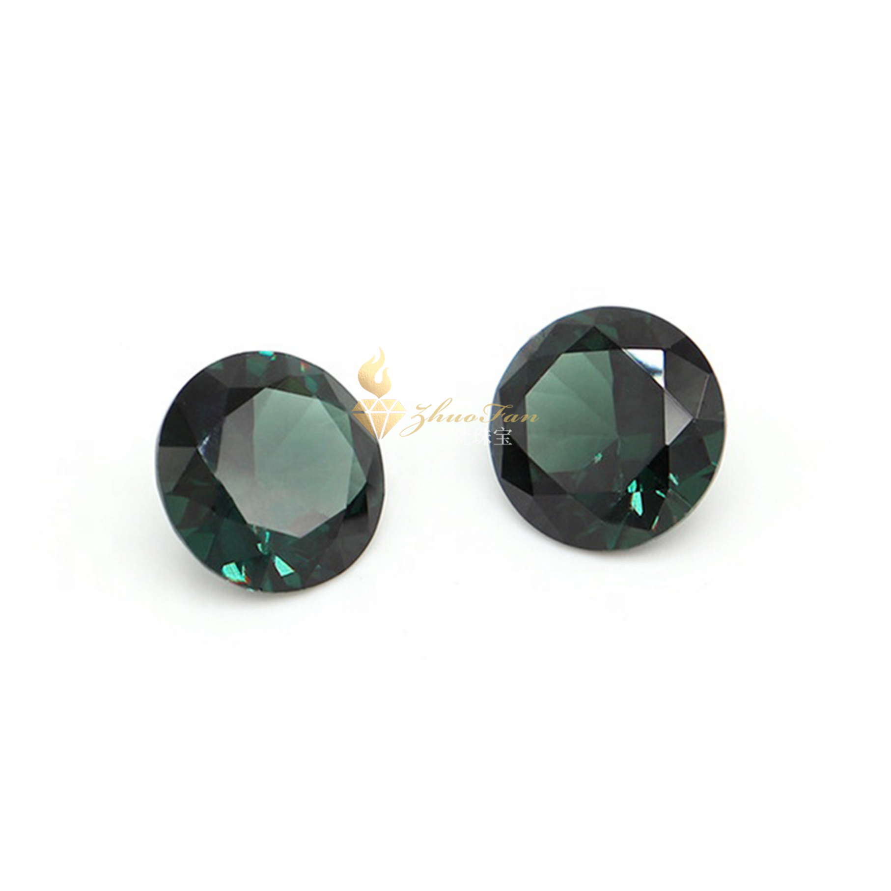 Synthetic Spinel #152 Green Round Shape